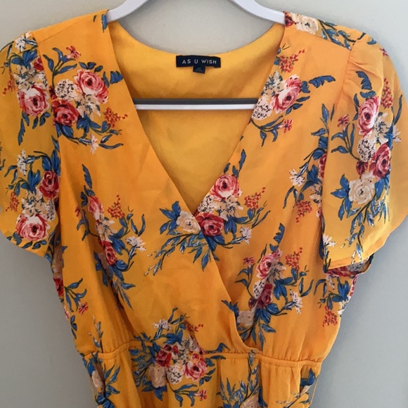 As U Wish Yellow Dress - Picture 2 of 8